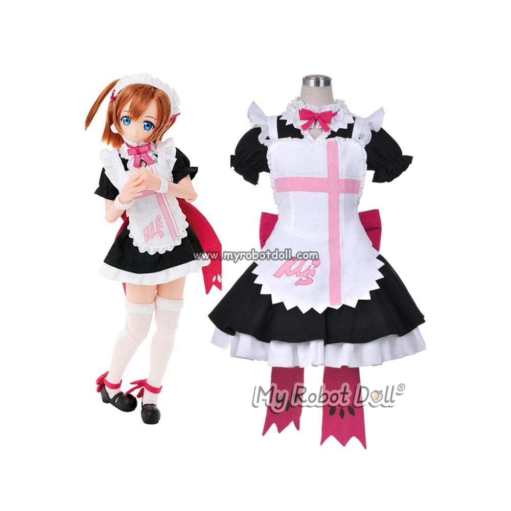 Cosplay Maid Outfit For Honoka Kosaka Love Live Anime Doll Accessory