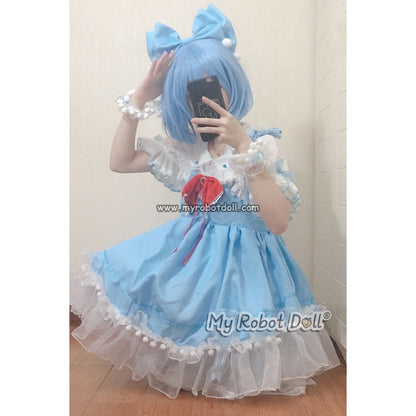 Cosplay Outfit For Cirno Anime Doll Accessory