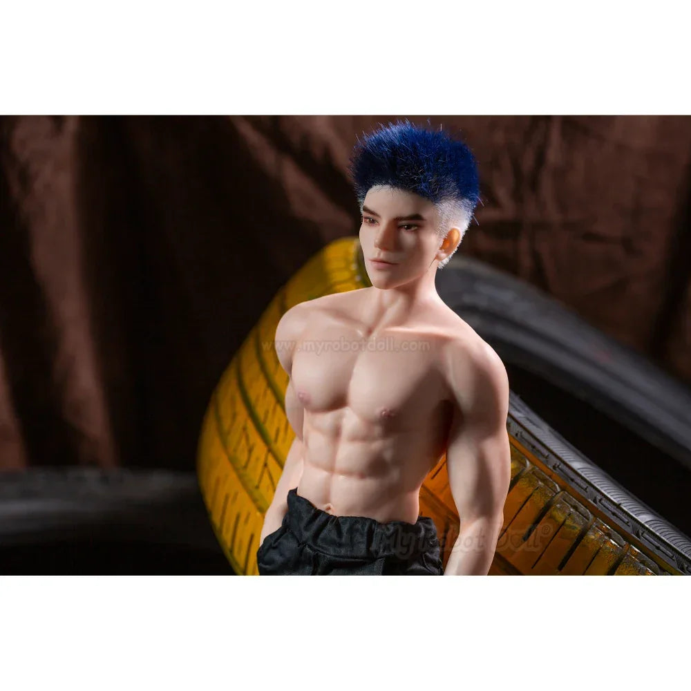 Male Sex Doll Aimo Qita - 62Cm / 1’12’’ Full Silicone With Implanted Hair