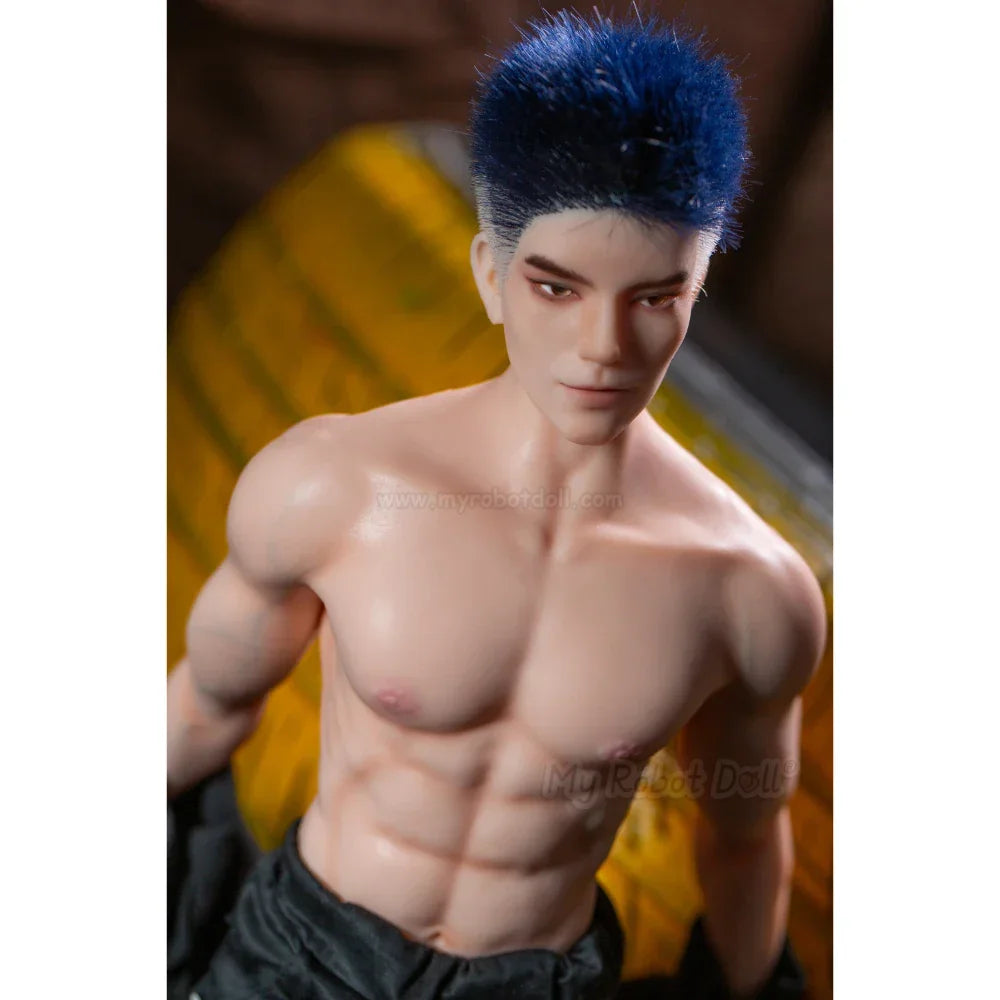 Male Sex Doll Aimo Qita - 62Cm / 1’12’’ Full Silicone With Implanted Hair