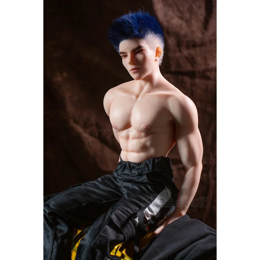 Male Sex Doll Aimo Qita - 62Cm / 1’12’’ Full Silicone With Implanted Hair