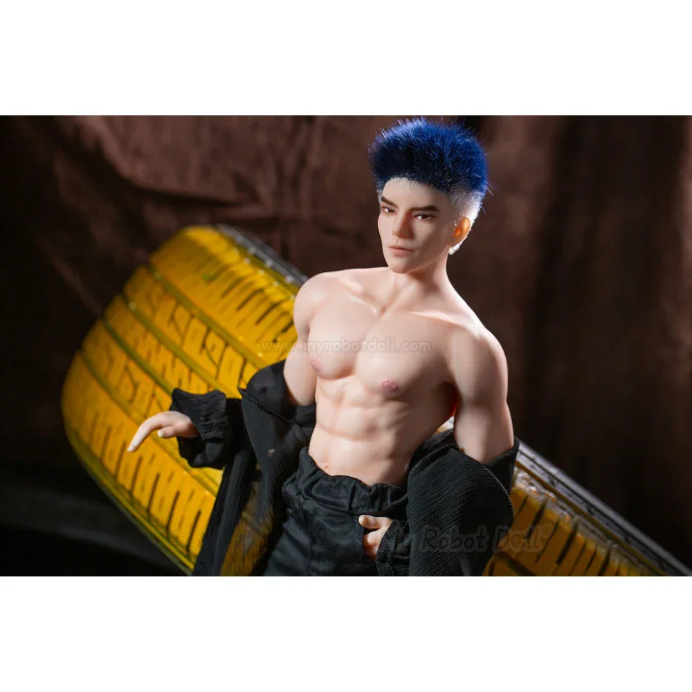 Male Sex Doll Aimo Qita - 62Cm / 1’12’’ Full Silicone With Implanted Hair