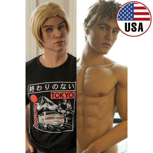 Male Sex Doll Devon + Lucas Doll-Forever - 170Cm / 5’7’ Two Tpe Heads In Stock Usa