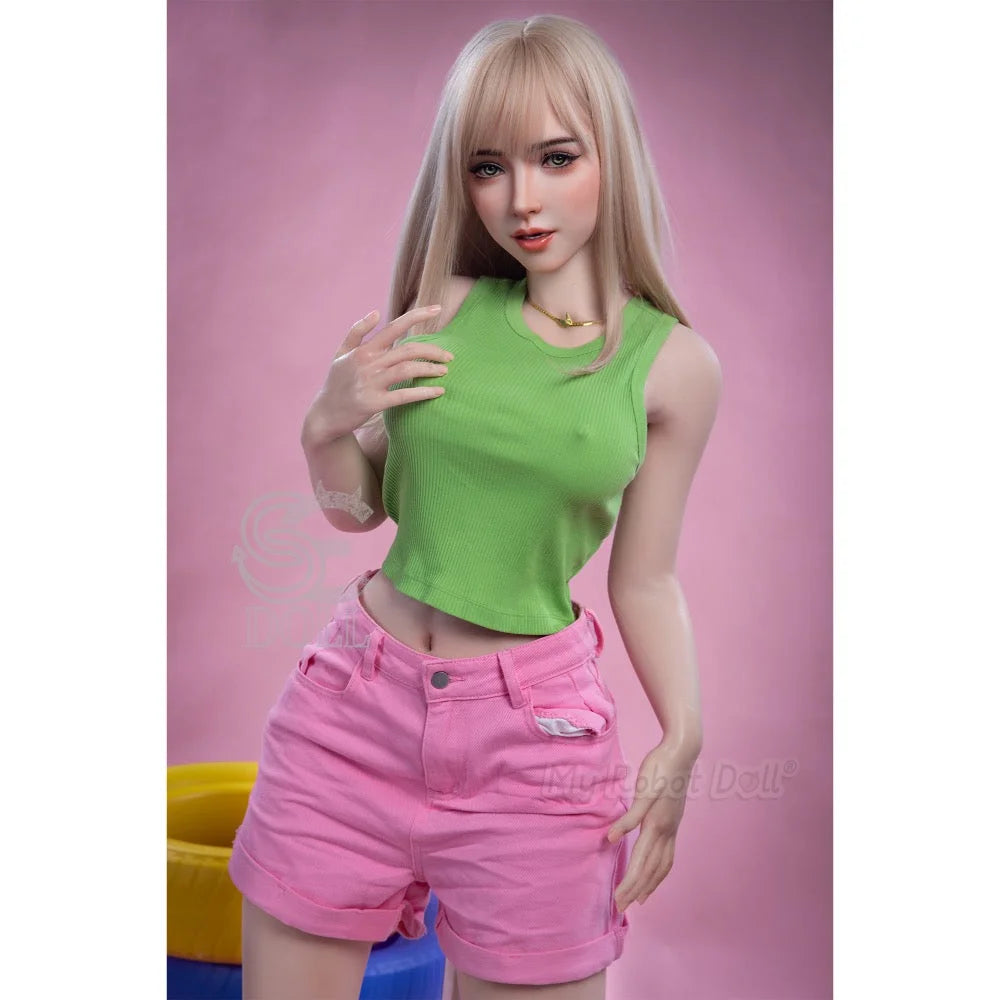 Silicone Pro Sex Doll Head#068So-Annika-A Se - 161Cm / 53 E Cup