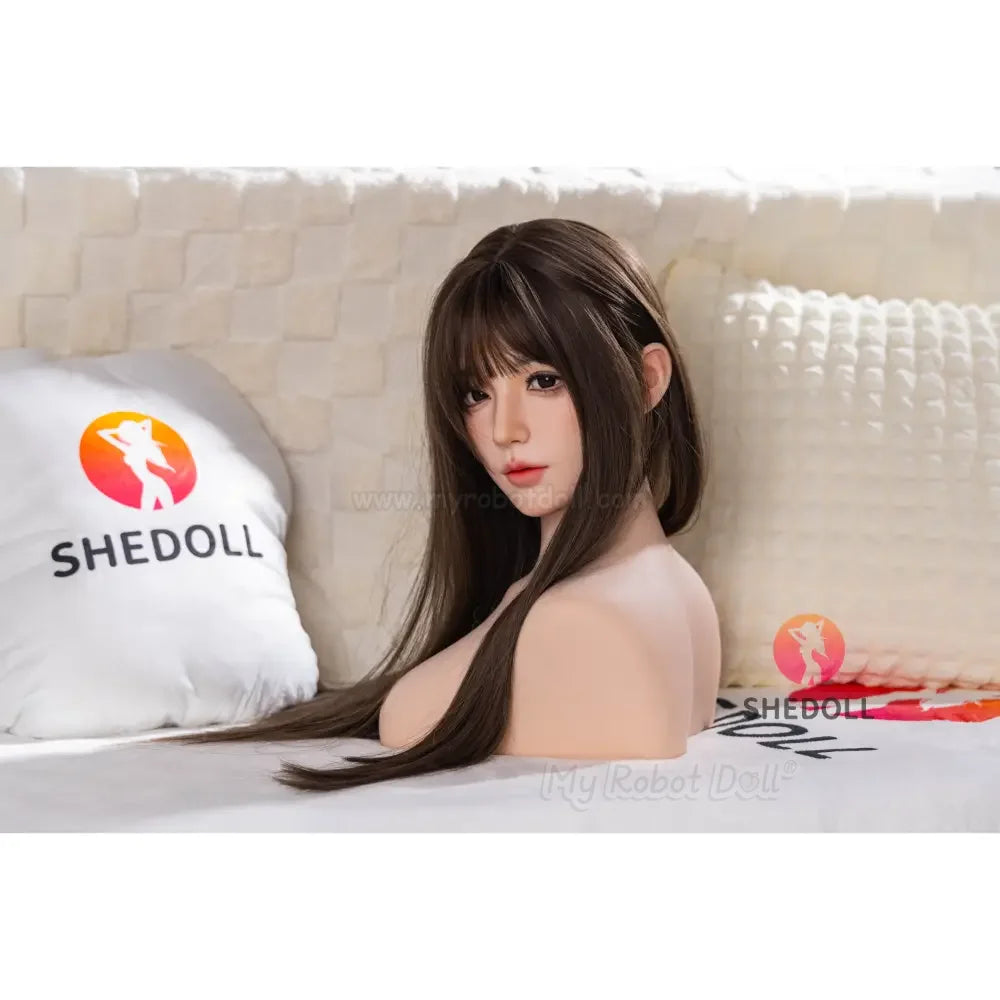 Sex Doll Silicone Head Bust By Shedoll - Big Breasts Accessory