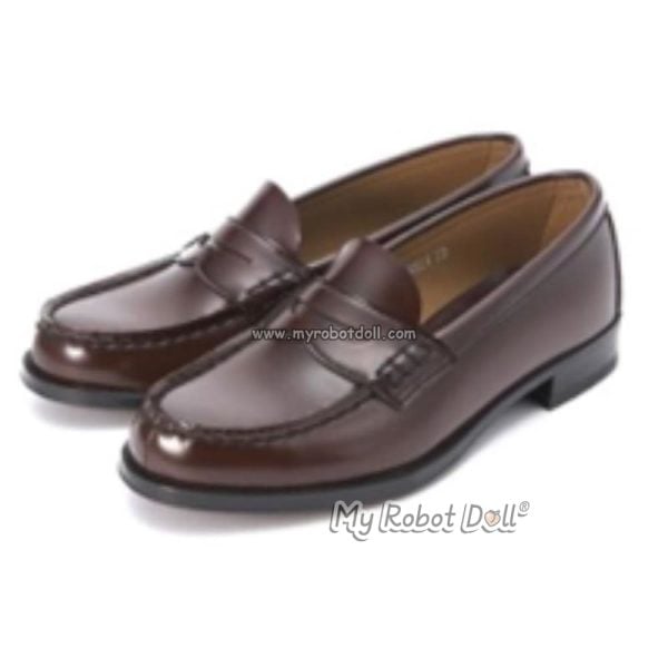 Brown School Shoes for Piper Doll