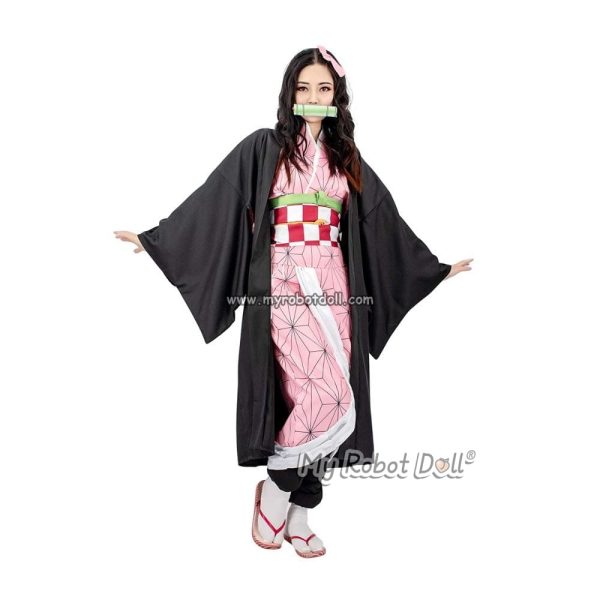 Cosplay Kimono Suit for Nezuko Demon Slayer Anime Doll - Image 2