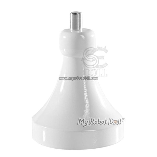 White Plastic Head Stand for Sex Doll Heads - Image 2