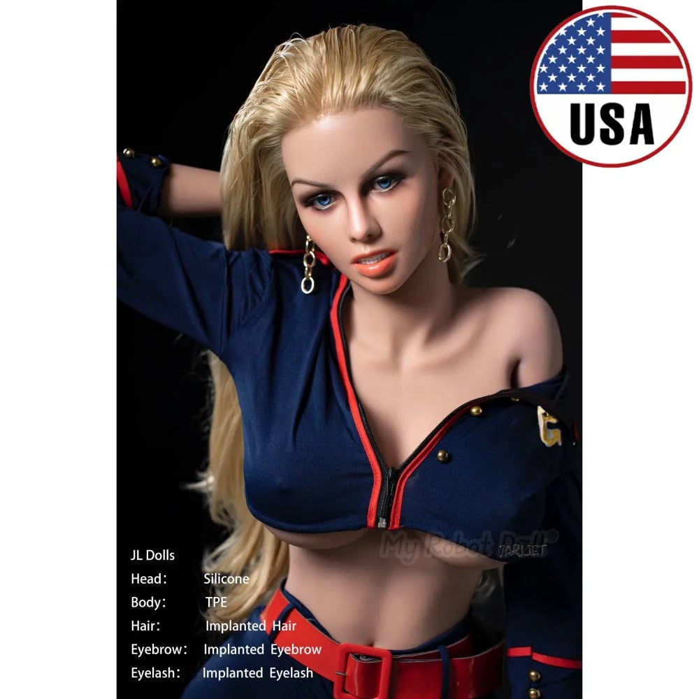 Sex Doll Blanche Jarliet Doll - 148cm / 4'10" - In Stock USA - Silicone head TPE body with implanted hair