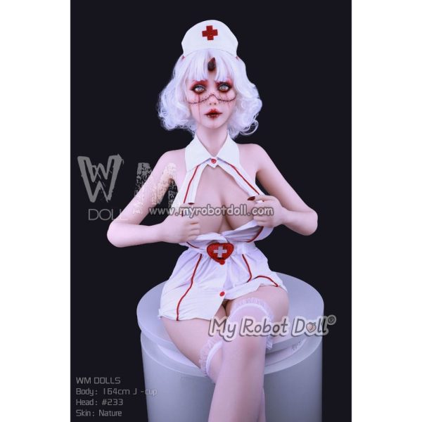 Sex Doll Head #233 WM Doll - 164cm J Cup / 5'5" Halloween Makeup