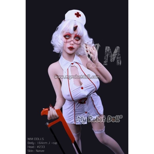 Sex Doll Head #233 WM Doll - 164cm J Cup / 5'5" Halloween Makeup - Image 2