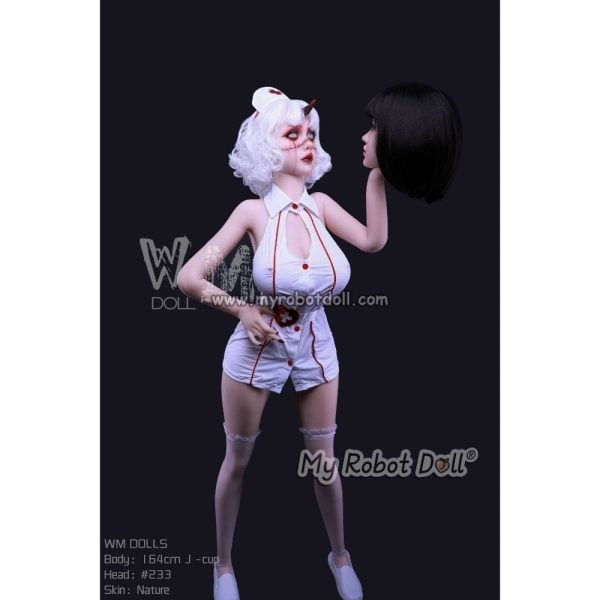 Sex Doll Head #233 WM Doll - 164cm J Cup / 5'5" Halloween Makeup - Image 11