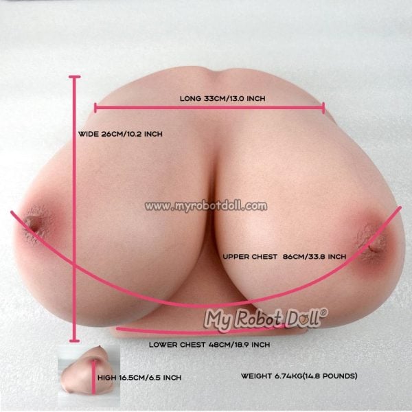 CLM Classic Climax Doll Silicone Toy Si-B-86 Cinnamon - Image 2