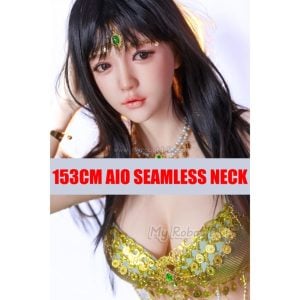 Sex Doll Head AIO153#26 Sanhui - 153cm / 5'0" - All-in-one Seamless Neck