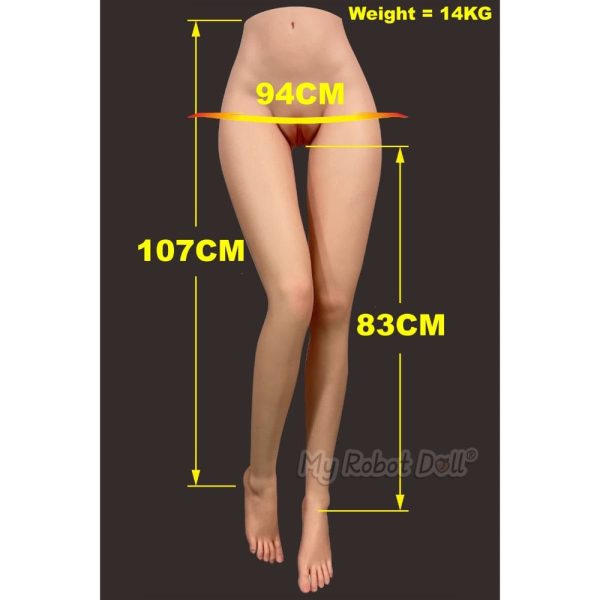 Sex Toy silicone legs TAYU Doll - 107cm / 3'6" same design as TAYU Doll 161F - Image 2