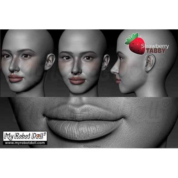 Strawberry Tabby Sex Doll Heads - Image 4