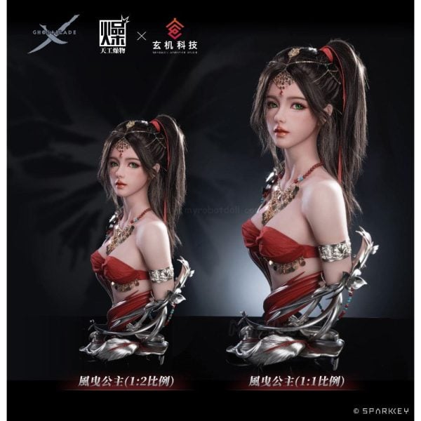 Limited Edition: Collectible Bust Statue of Princess Lylian by TG Studio & ManYou Studio, Licensed by Wlop - Image 2