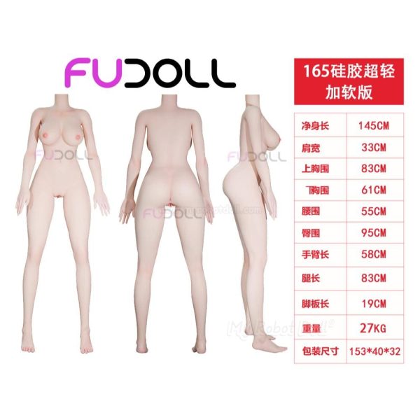 Sex Doll Head J032 FUDOLL - 165cm / 5'5" E Cup - Full silicone - Image 24